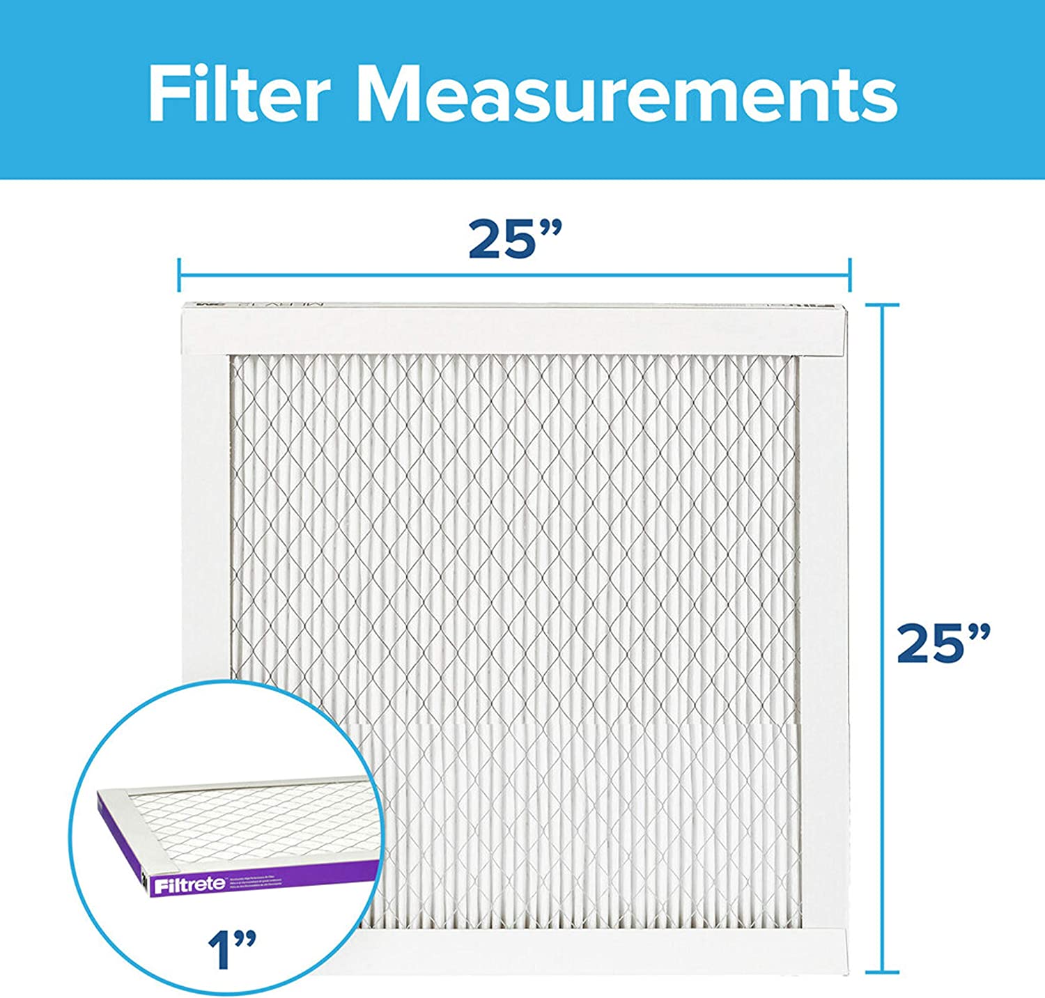 3M Filtrete 1500 Ultra Allergen Reduction Air Filter - 25x25x1 (4-Pack) - Air Filters - 113.73 - DiscountFilterStore.com