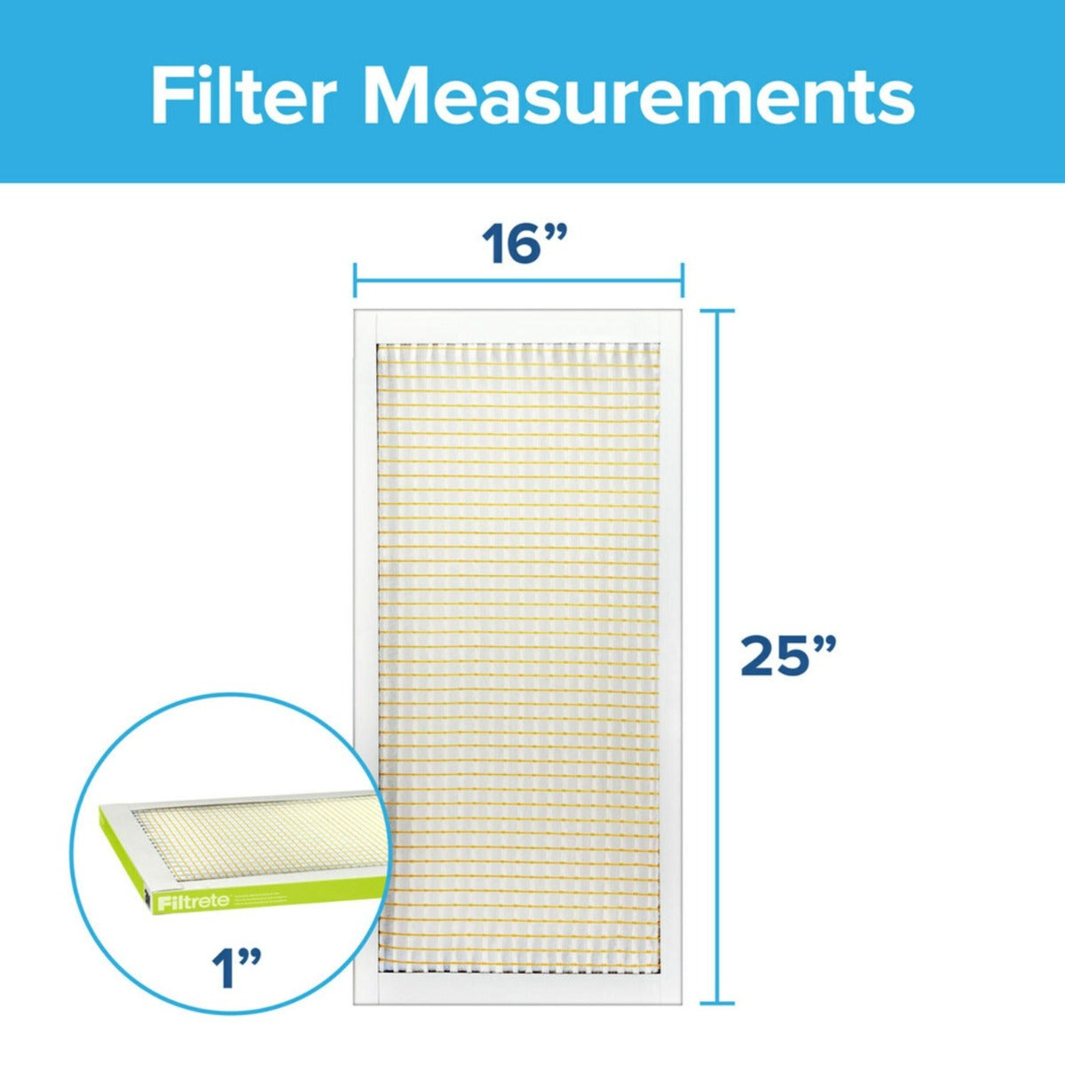 3M Filtrete 600 Dust & Pollen Reduction Air Filter - 16x25x1 - Air Filters - 35.99 - DiscountFilterStore.com