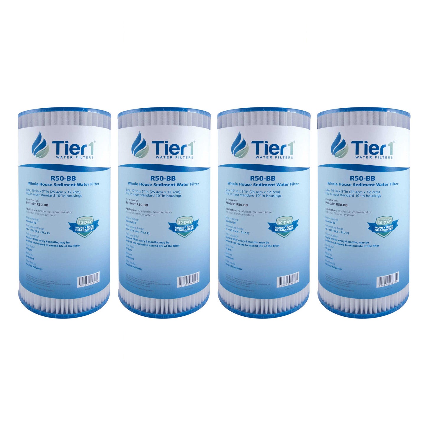 R50-BB Pentek Comparable Whole House Sediment Water Filter by Tier1 - Whole House Cartridges - 13.21 - DiscountFilterStore.com
