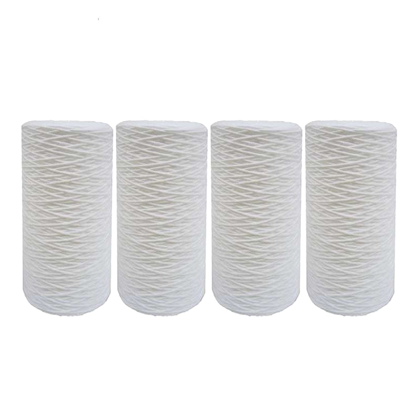 10 inch x 4.5 inch String-Wound Sediment Water Filter by Tier1 (5 Micron) - Whole House Cartridges - 15.04 - DiscountFilterStore.com