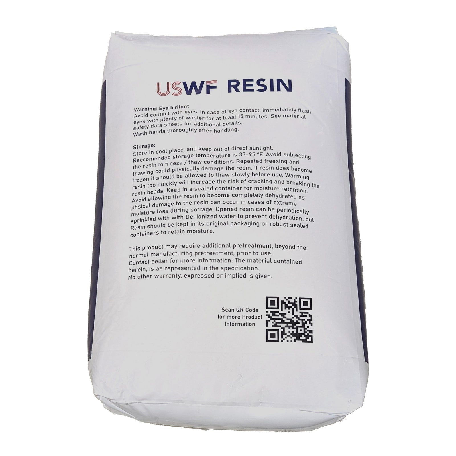 USWF 50 lbs. 1 cu. ft. Ion Exchange Water Softener Resin - Whole House Systems - 114.99 - DiscountFilterStore.com