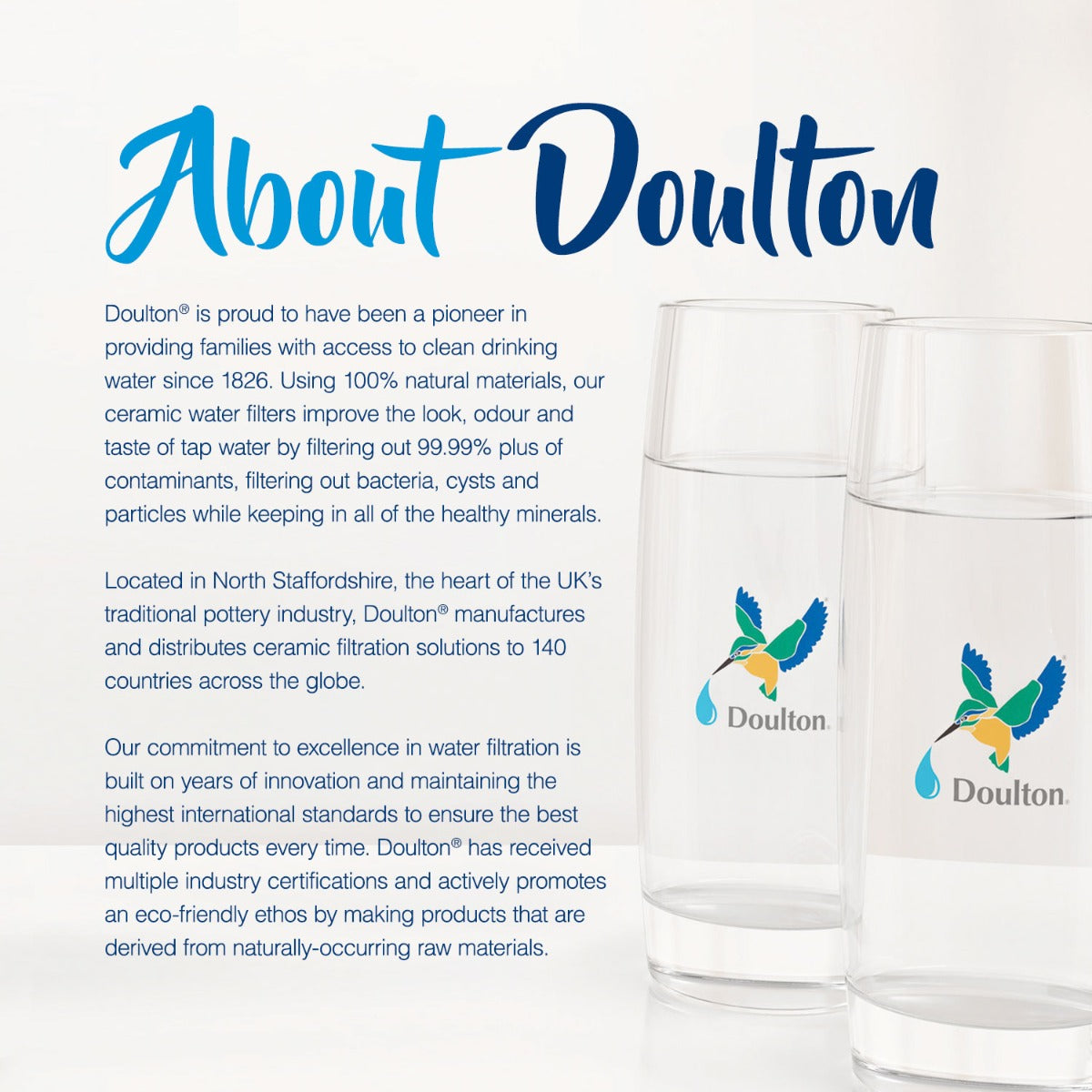 Doulton W9380003 Housing + W9125010 10" Limescale Reduction Cartridge - Countertop & Faucet Filters - 269.84 - DiscountFilterStore.com
