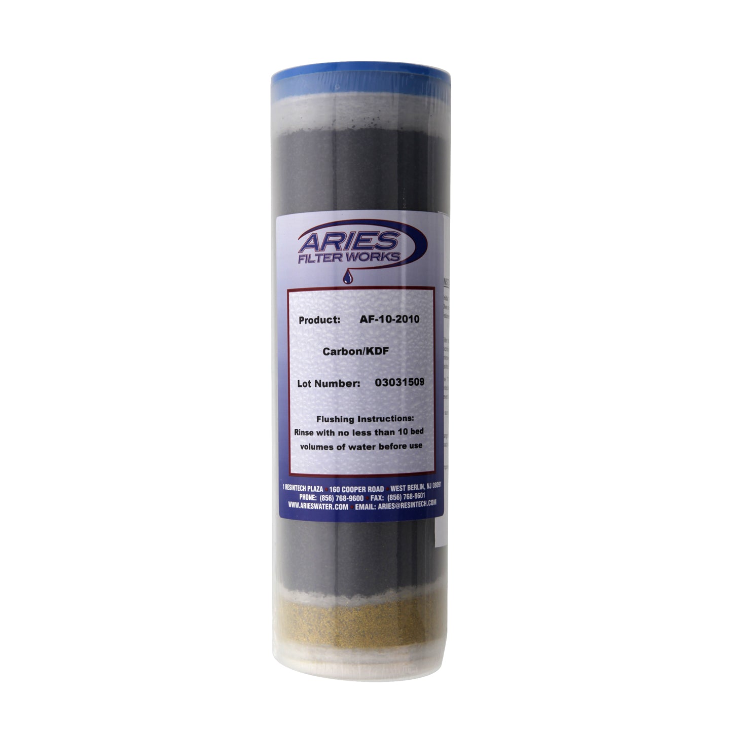 AF-10-2010 Aries GAC/KDF Water Filter Cartridge - Whole House Cartridges - 29.71 - DiscountFilterStore.com