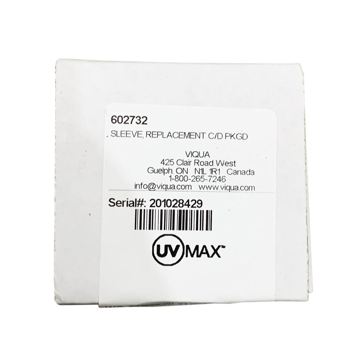 602732 Viqua Quartz Sleeve for 602805 UV Lamp - Whole House Systems - 63.36 - DiscountFilterStore.com