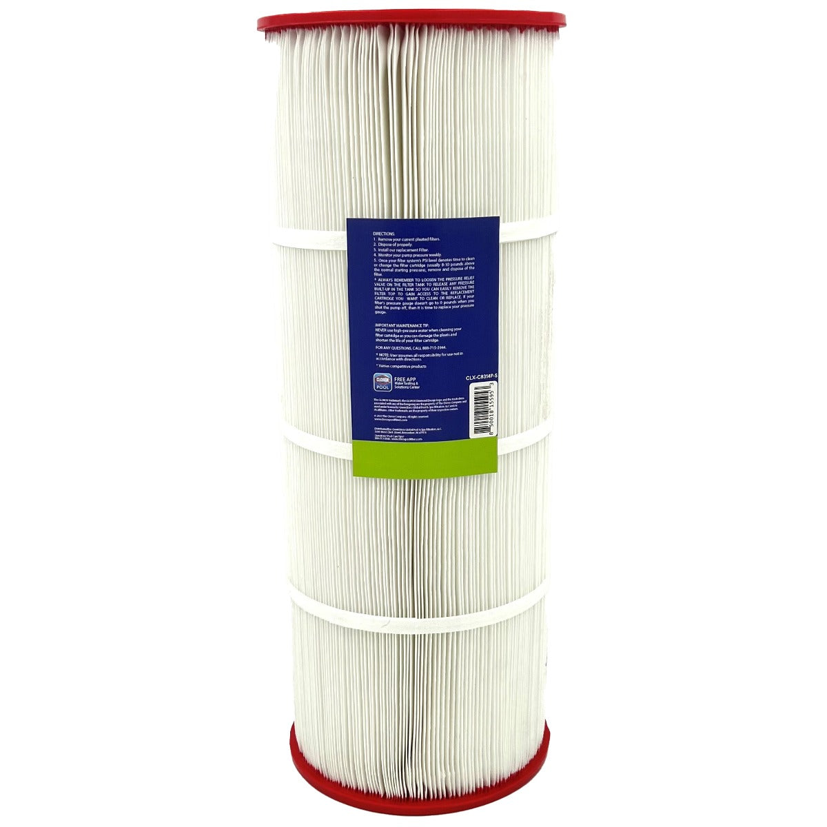 23-5/16 X 8-15/16 Clorox Silver Edition Advanced Pool Filter | Replacement for Waterway ClearWater II, ProClean 150, Unicel C-8414, Pleatco PA150S, Filbur FC-0822 - Pool and Spa Filters - 95.74 - DiscountFilterStore.com