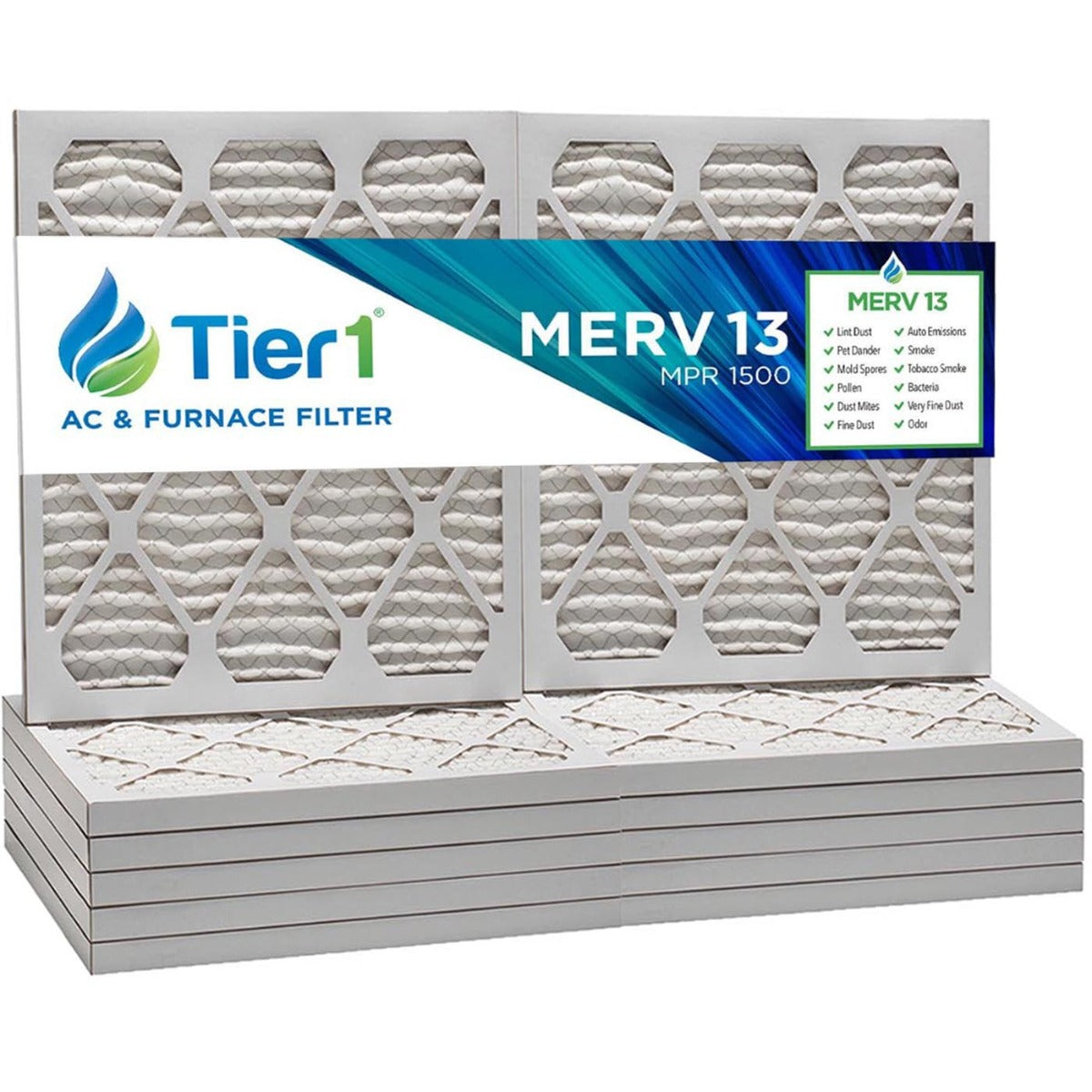 20x30x1 Merv 13 Universal Air Filter By Tier1 (6-Pack) - Air Filters - 77.19 - DiscountFilterStore.com