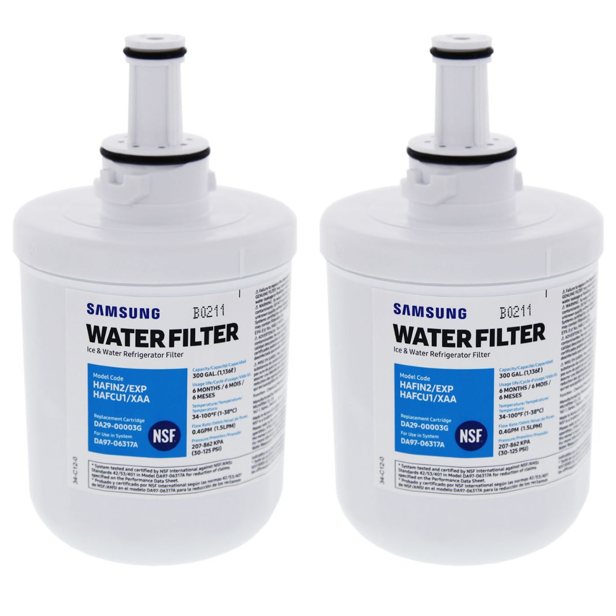 DA29-00003G Samsung Refrigerator Water Filter - Refrigerator Filters - 39.34 - DiscountFilterStore.com
