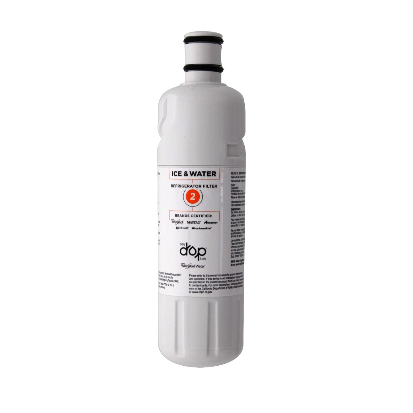 Whirlpool W10413645A | EveryDrop EDR2RXD1 (Filter 2) Fridge Filter - Refrigerator Filters - 60.28 - DiscountFilterStore.com