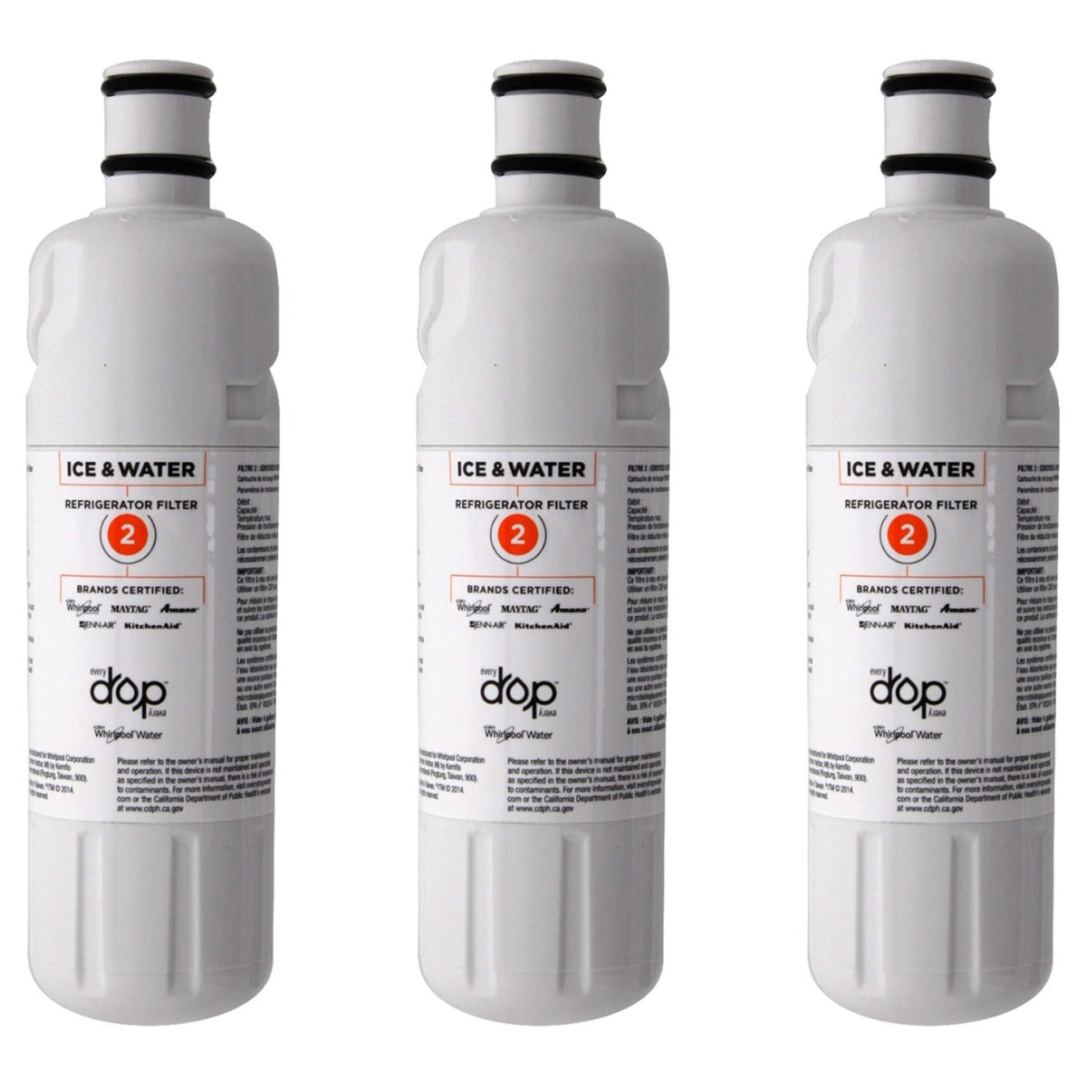 Whirlpool W10413645A | EveryDrop EDR2RXD1 (Filter 2) Fridge Filter - Refrigerator Filters - 60.28 - DiscountFilterStore.com