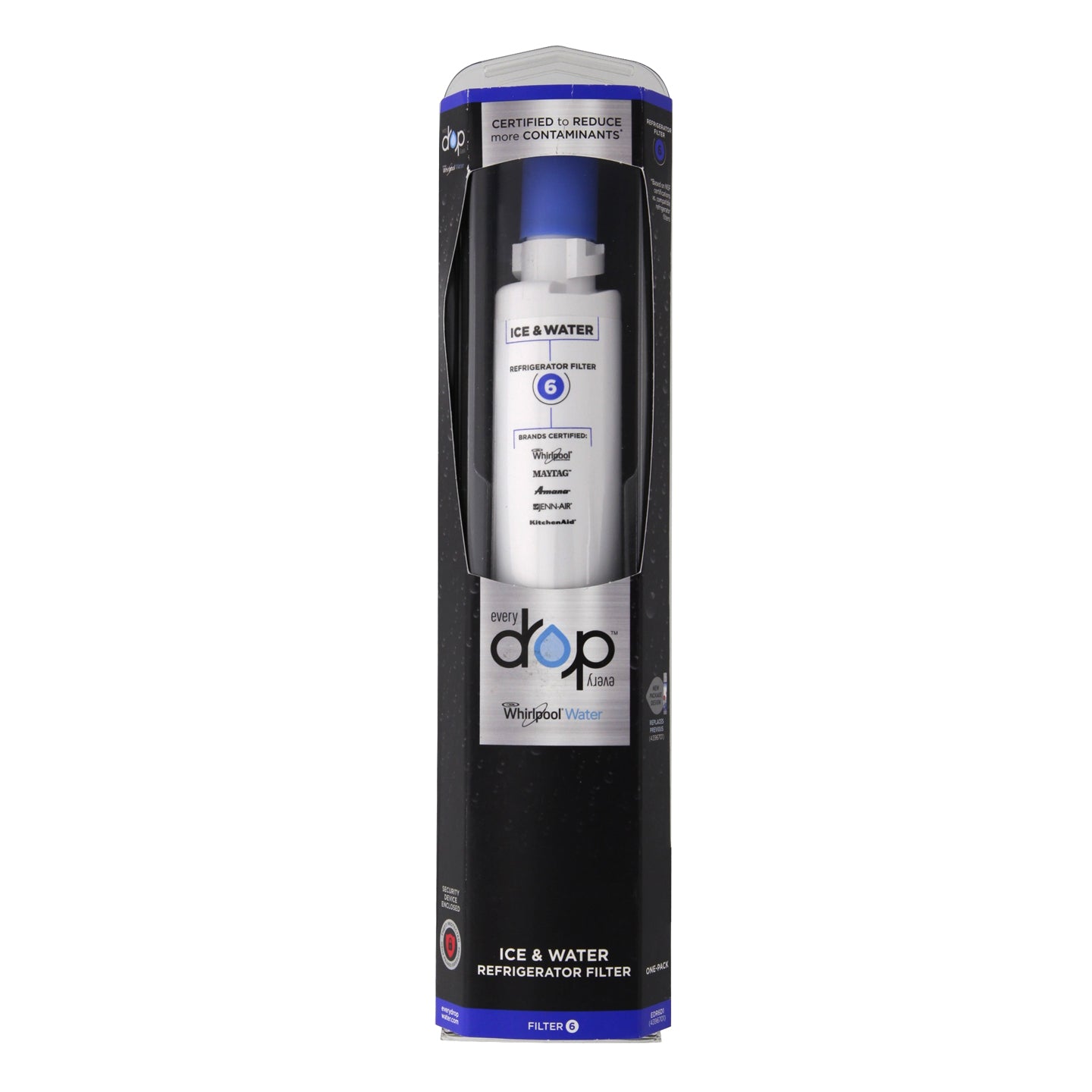 Whirlpool 4396701 is now EveryDrop EDR6D1 (Filter 6) Ice and Water Refrigerator Filter - Refrigerator Filters - 53.67 - DiscountFilterStore.com