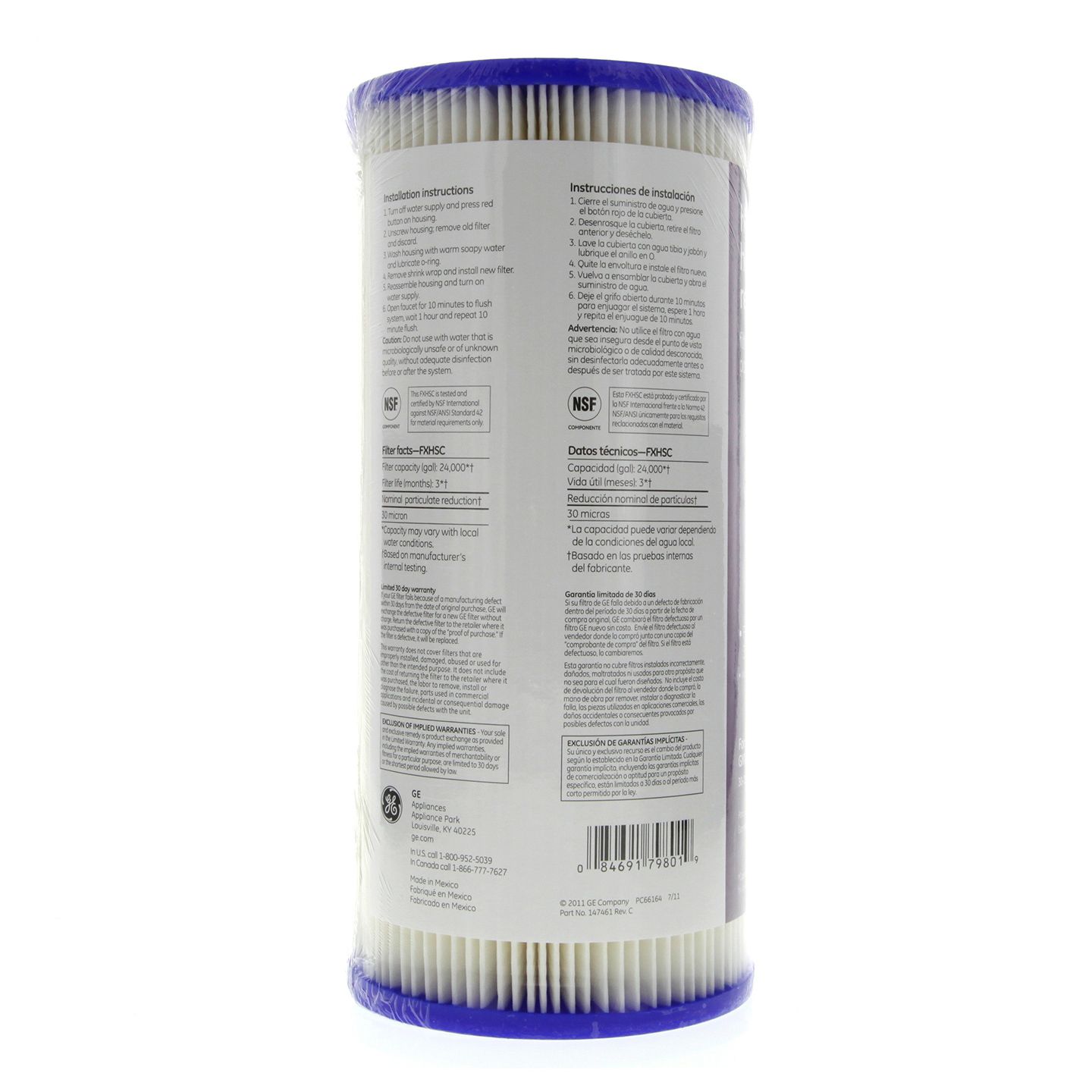 FXHSC GE SmartWater Whole House Filter Replacement Cartridge - Whole House Cartridges - 35.94 - DiscountFilterStore.com