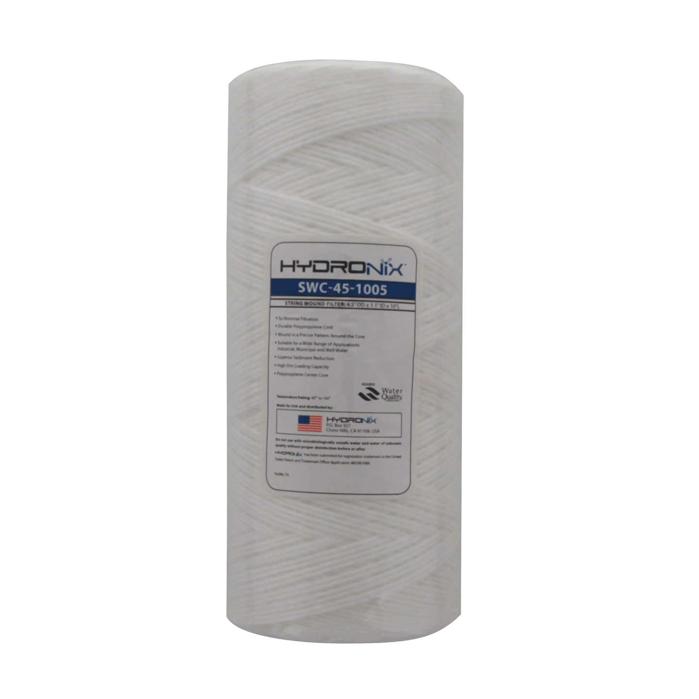 SWC-45-1005 Hydronix String Wound Sediment Water Filter - Whole House Cartridges - 27.99 - DiscountFilterStore.com