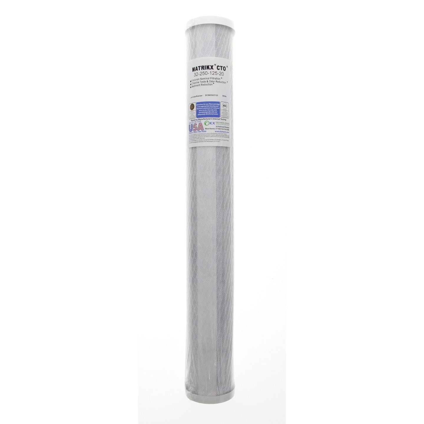 MATRIKX-CTO2-20 KX Technologies MatrikX Whole House Filter Replacement Cartridge - Whole House Cartridges - 25.28 - DiscountFilterStore.com