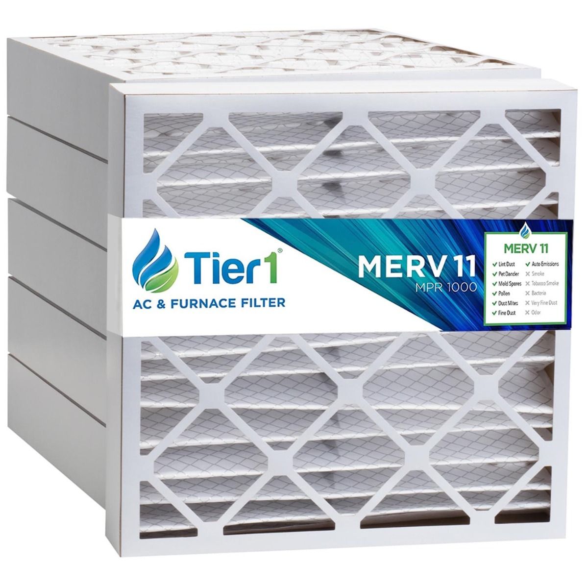 20x20x4 Merv 11 Universal Air Filter By Tier1 (6-Pack) - Air Filters - 117.97 - DiscountFilterStore.com