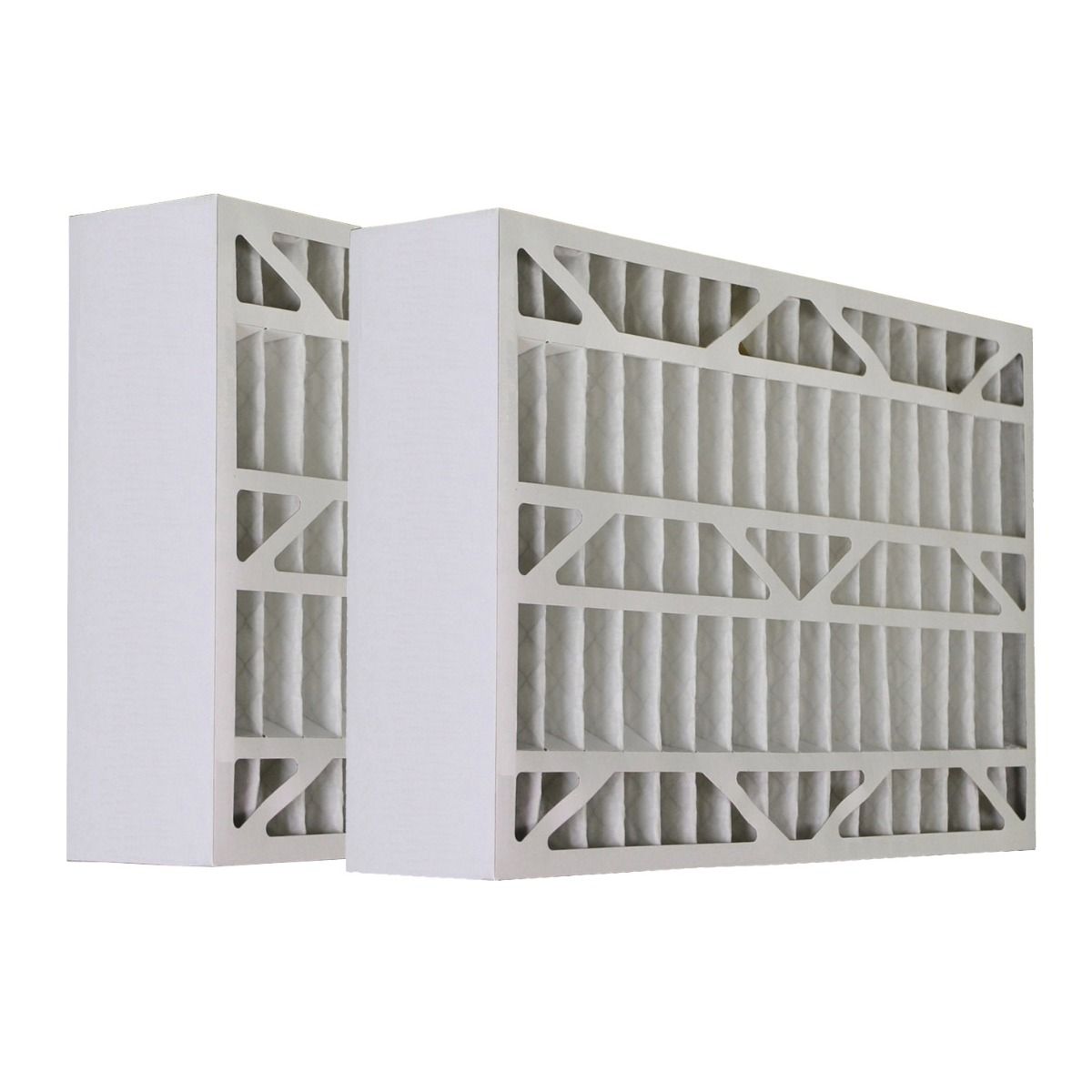 Tier1 brand replacement for White-Rodgers FR1400M-100 - 16 x 25 x 4 - MERV 13 (2-Pack) - Air Filters - 61.16 - DiscountFilterStore.com