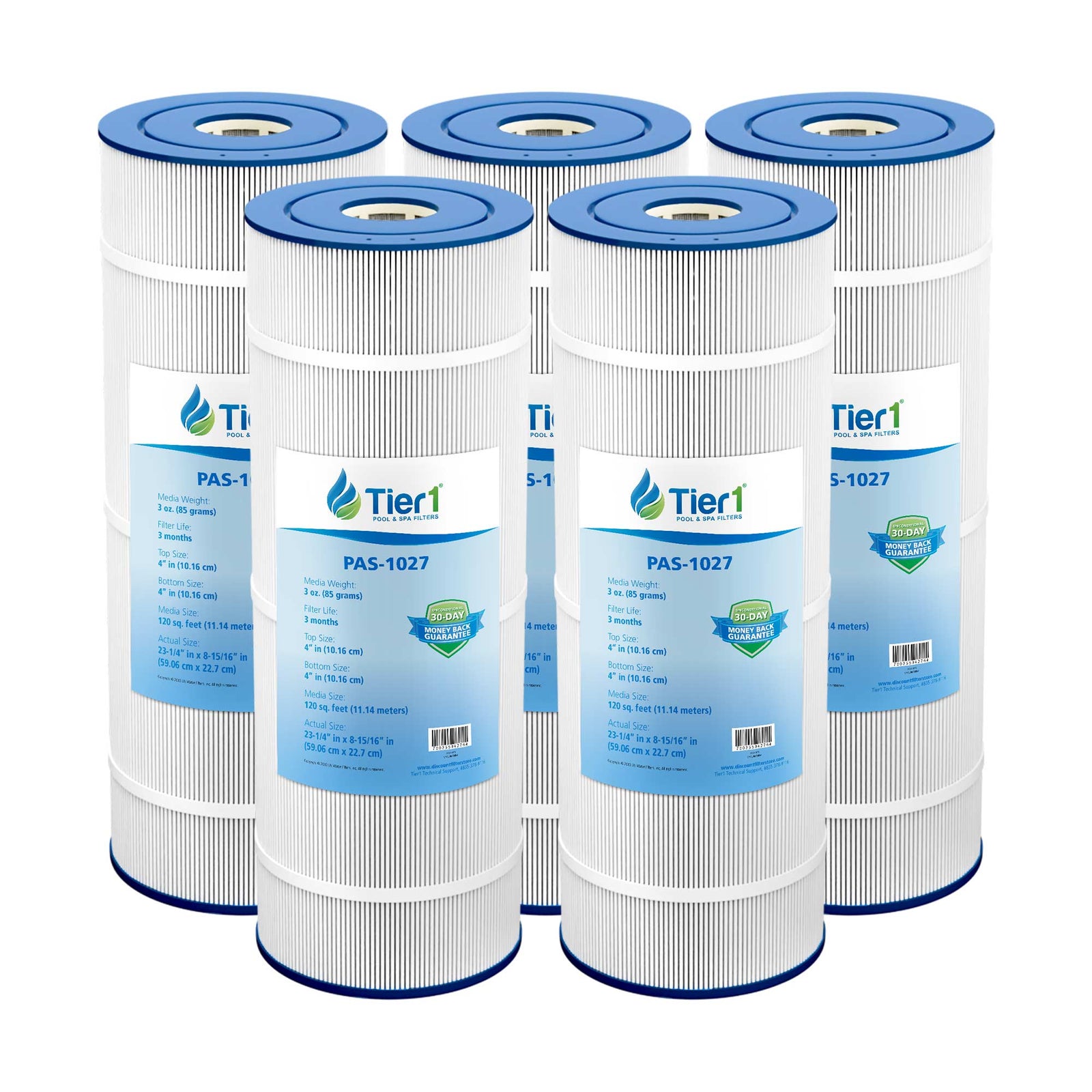 Tier1 Pool Filter for CX-1200-RE -Washable Trilobal Dirt-Lock Pleats - Pool and Spa Filters - 44.21 - DiscountFilterStore.com