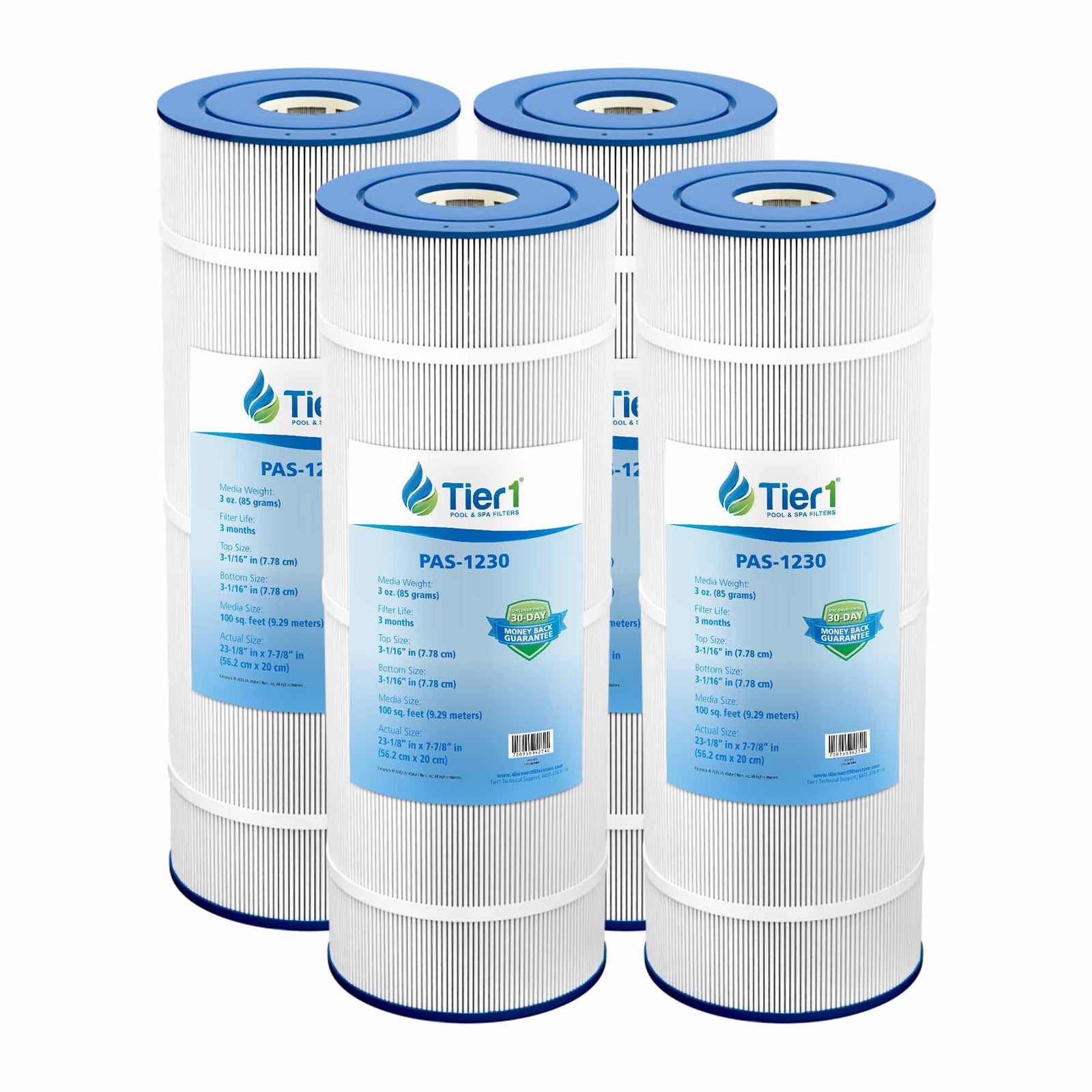 Tier1 Pool Filter for PacFab PFAB100 -Washable Trilobal Dirt-Lock Pleats - Pool and Spa Filters - 38.75 - DiscountFilterStore.com
