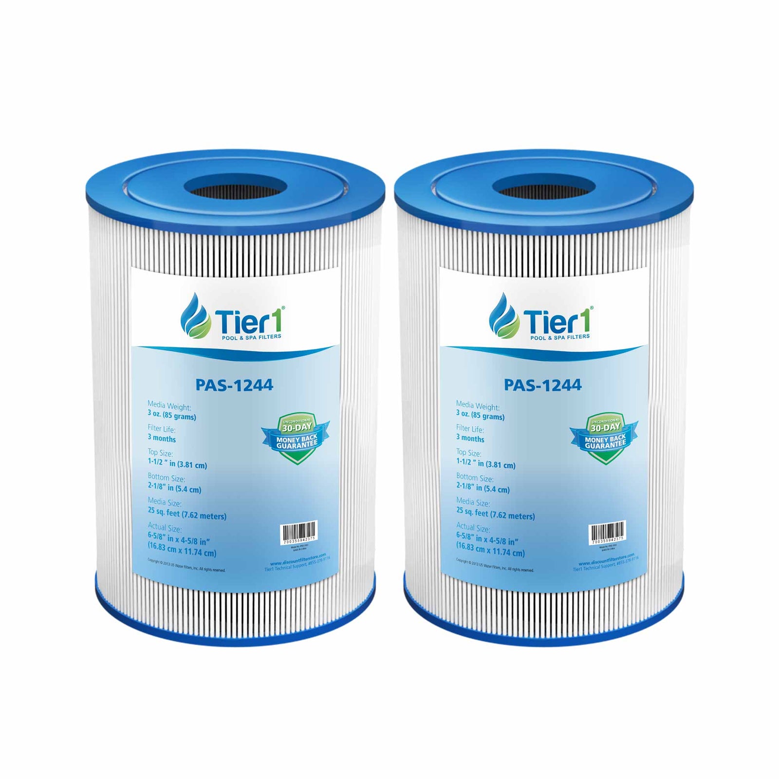 Tier1 Spa Filter for Freeflow Lagas FF-150 -Washable Trilobal Dirt-Lock Pleats - Pool and Spa Filters - 13.29 - DiscountFilterStore.com