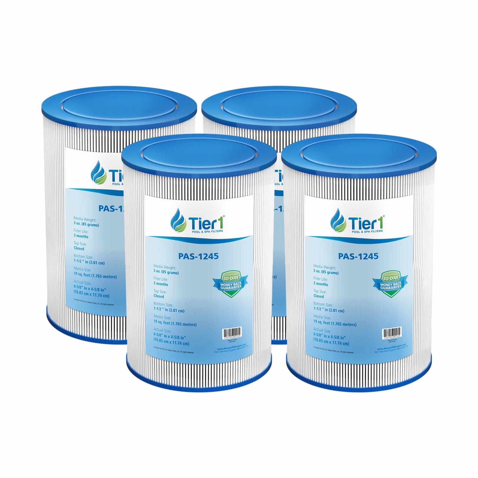 Tier1 Spa Filter for Freeflow Lagas FF-100 -Washable Trilobal Dirt-Lock Pleats - Pool and Spa Filters - 16.88 - DiscountFilterStore.com