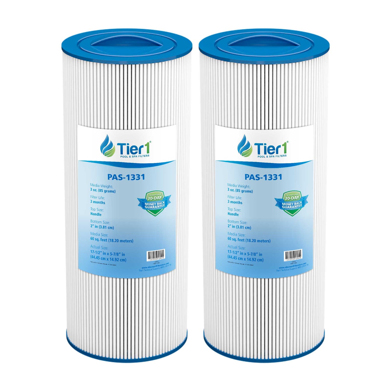 Tier1 Pool Filter for Jacuzzi J400 Filter -Washable Trilobal Dirt-Lock Pleats - Pool and Spa Filters - 23.75 - DiscountFilterStore.com