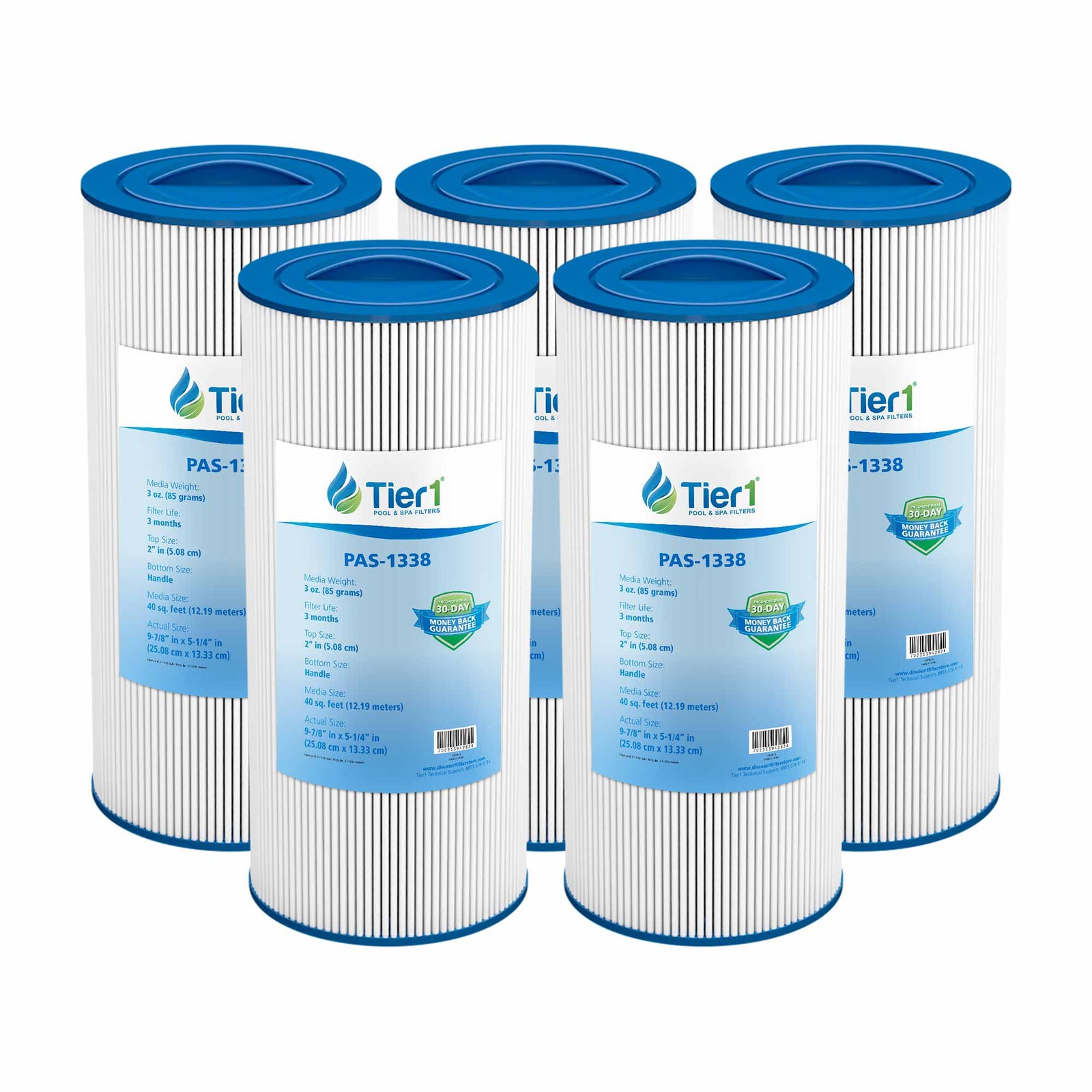 Tier1 Spa Filter for Jacuzzi Spa 6540-723 -Washable Trilobal Dirt-Lock Pleats - Pool and Spa Filters - 21.94 - DiscountFilterStore.com