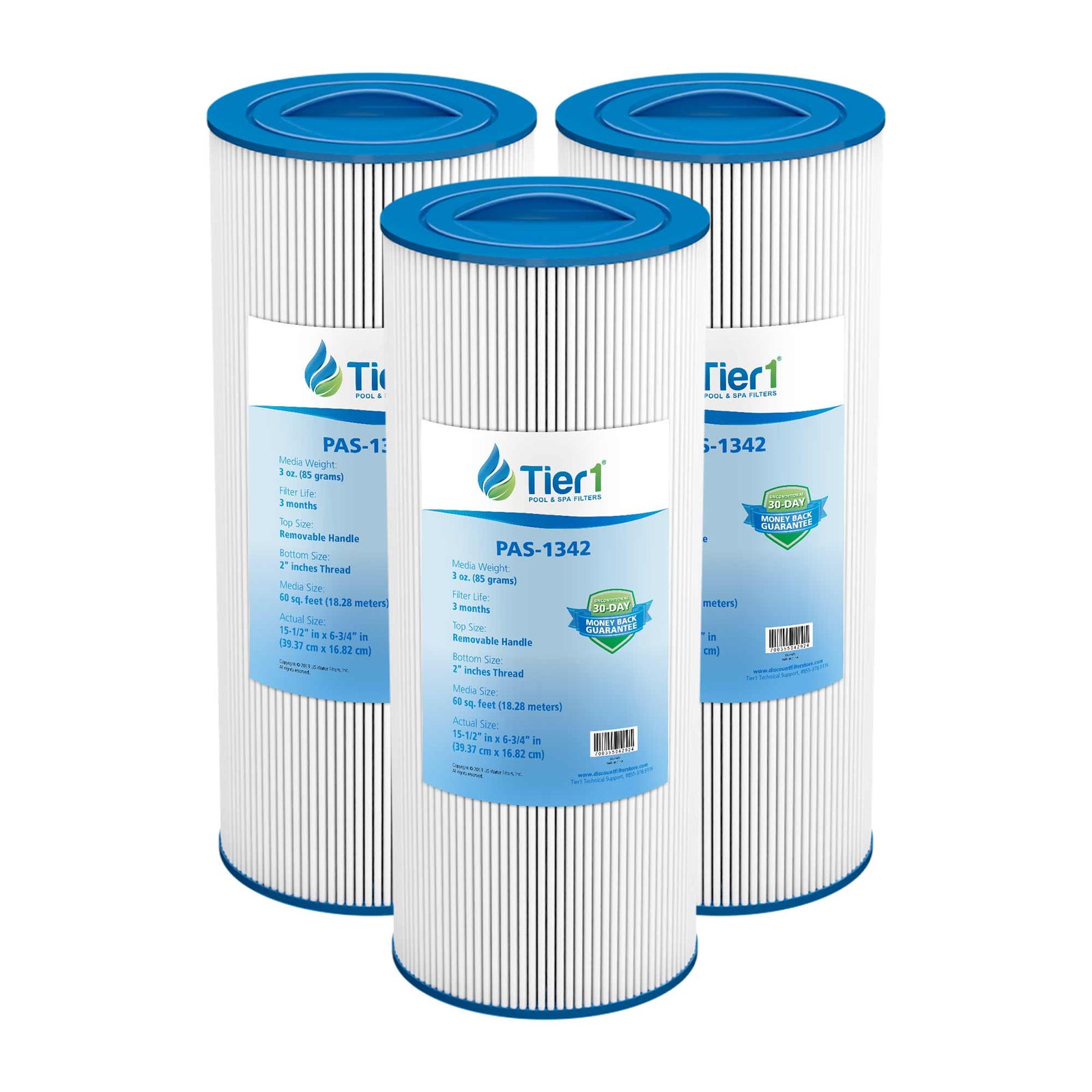 Tier1 Spa Filter for Jacuzzi J300/J400 -Washable Trilobal Dirt-Lock Pleats - Pool and Spa Filters - 26.96 - DiscountFilterStore.com