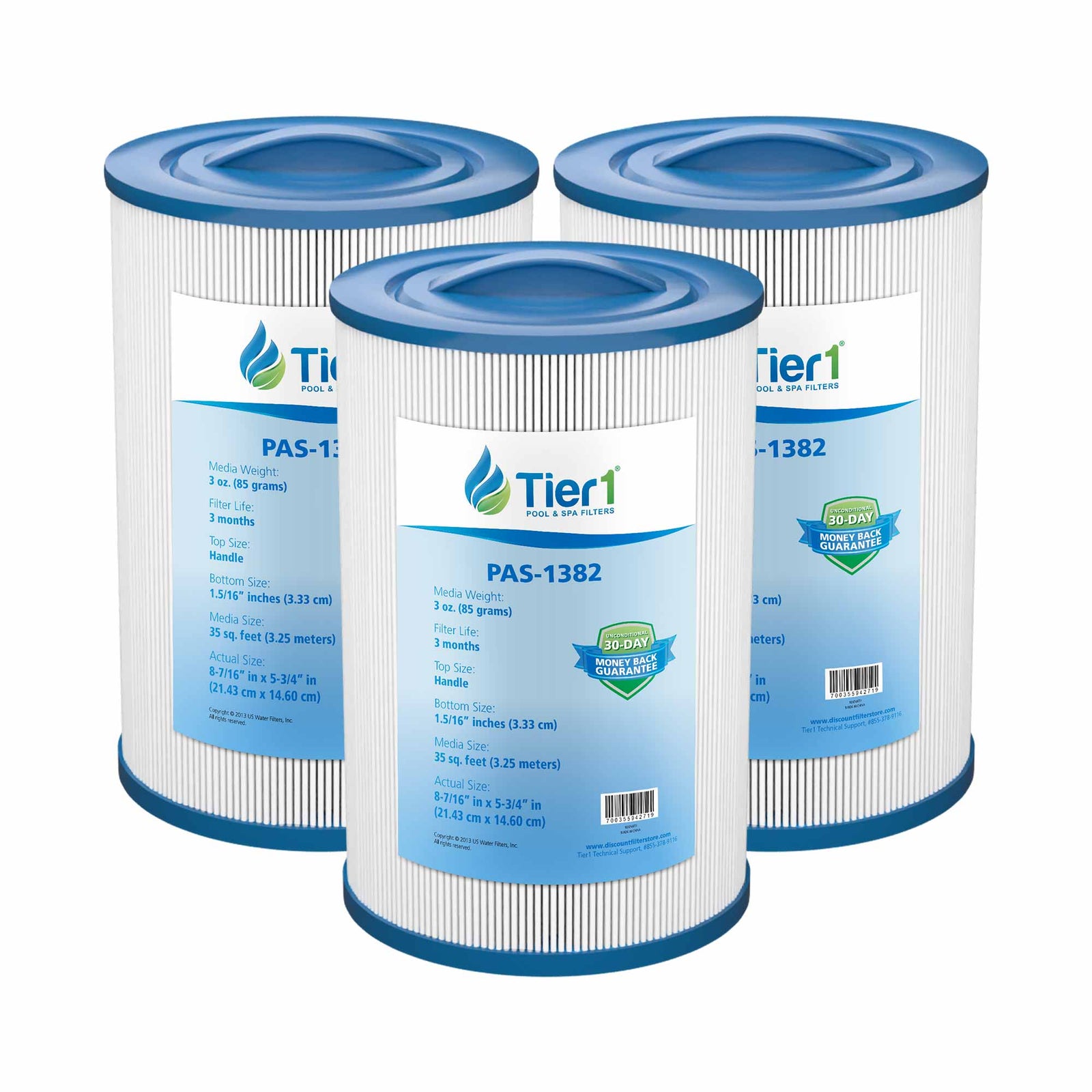 Tier1 Spa Filter for Maax Spas Filter -Washable Trilobal Dirt-Lock Pleats - Pool and Spa Filters - 15.13 - DiscountFilterStore.com