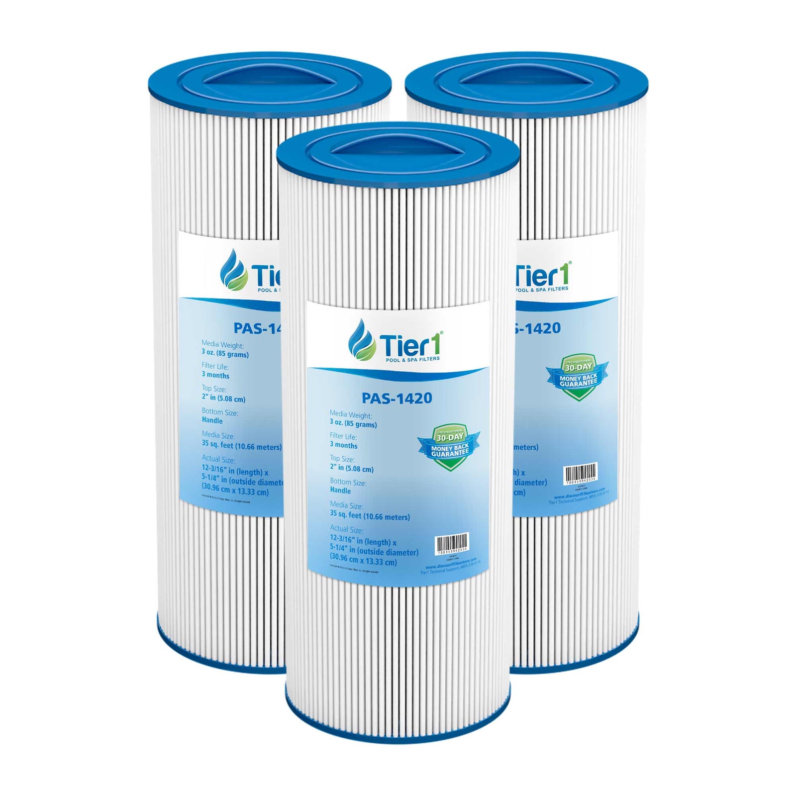 Tier1 Spa Filter for Marquis Spa PPM35SC -Washable Trilobal Dirt-Lock Pleats - Pool and Spa Filters - 19.05 - DiscountFilterStore.com