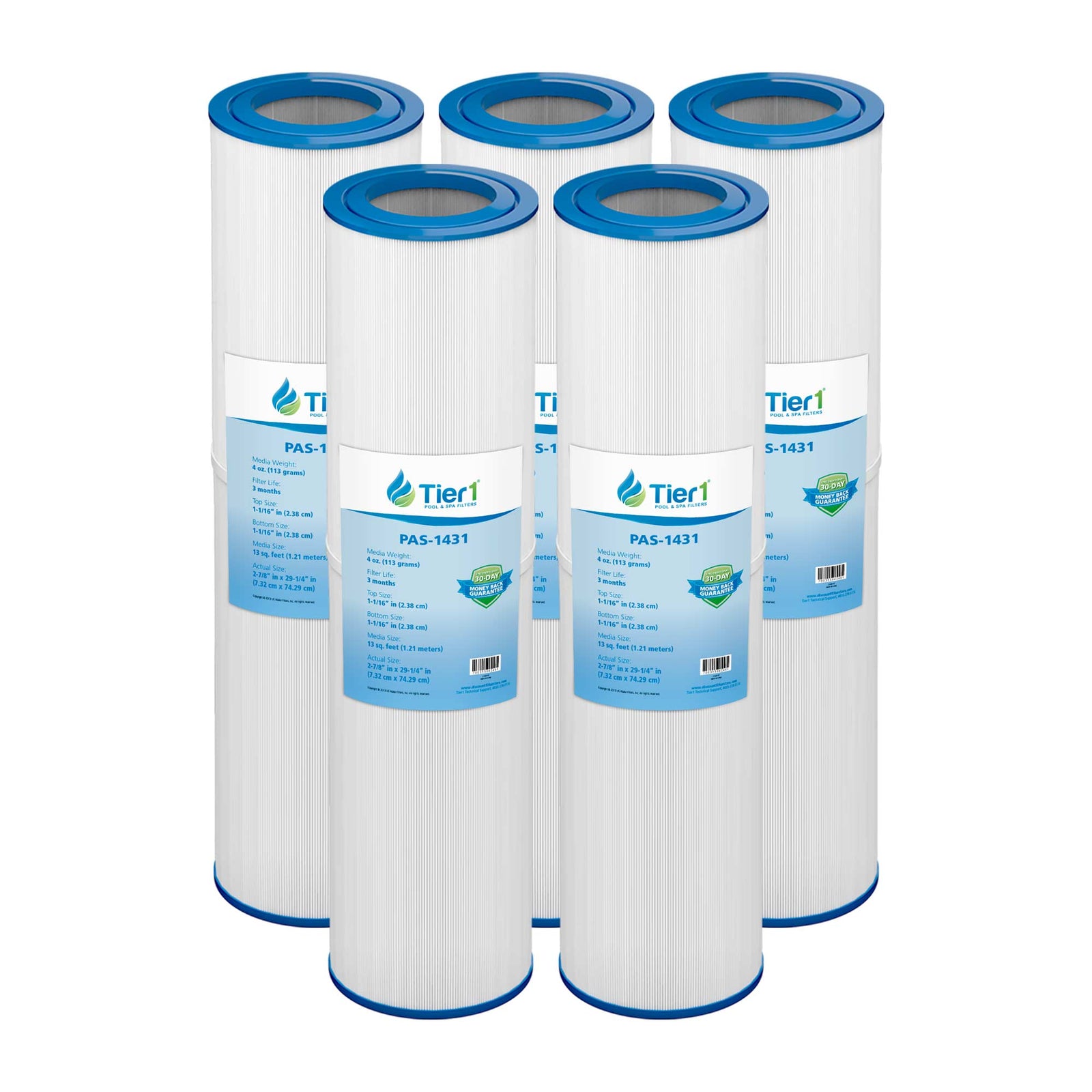 Tier1 Pool Filter for Pentair R173327 -Washable Trilobal Dirt-Lock Pleats - Pool and Spa Filters - 15.09 - DiscountFilterStore.com