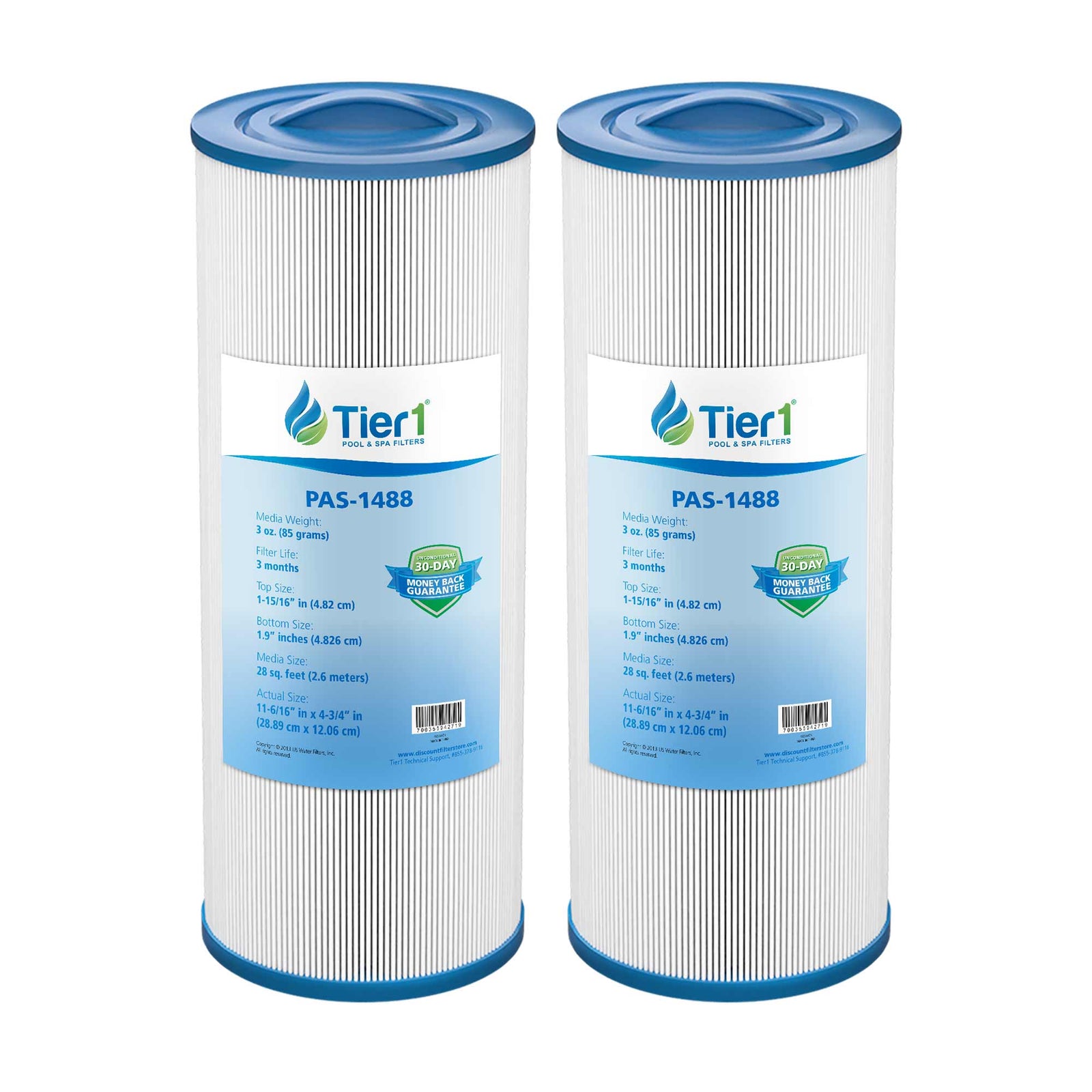 Tier1 Spa Filter for Saratoga Spa -Washable Trilobal Dirt-Lock Pleats - Pool and Spa Filters - 16.54 - DiscountFilterStore.com