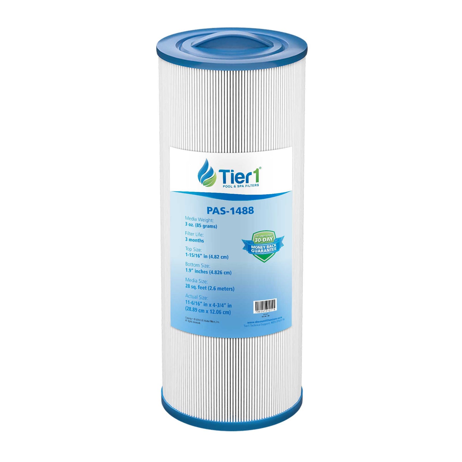 Tier1 Spa Filter for Saratoga Spa -Washable Trilobal Dirt-Lock Pleats - Pool and Spa Filters - 16.54 - DiscountFilterStore.com