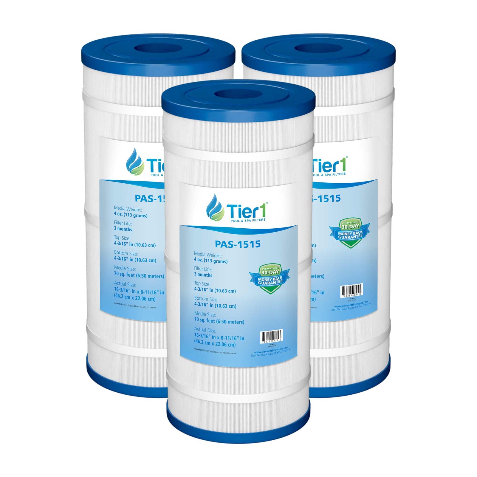 Tier1 Pool Filter for Sta-Rite PTM70 -Washable Trilobal Dirt-Lock Pleats - Pool and Spa Filters - 38.14 - DiscountFilterStore.com