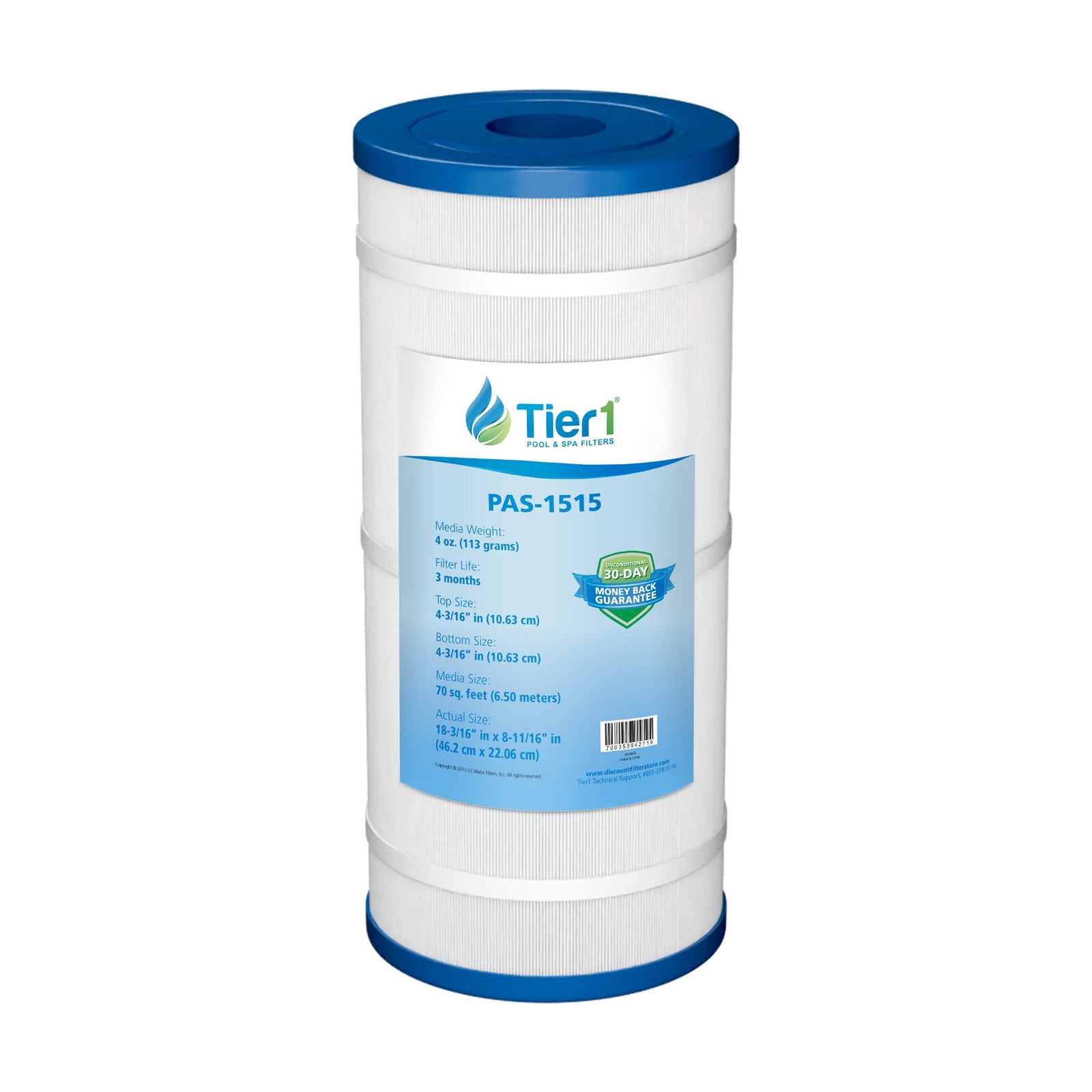 Tier1 Pool Filter for Sta-Rite PTM70 -Washable Trilobal Dirt-Lock Pleats - Pool and Spa Filters - 38.14 - DiscountFilterStore.com