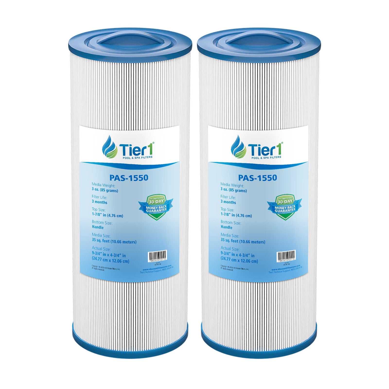 Tier1 Spa Filter for Thermo Spas FL1009 -Washable Trilobal Dirt-Lock Pleats - Pool and Spa Filters - 11.74 - DiscountFilterStore.com