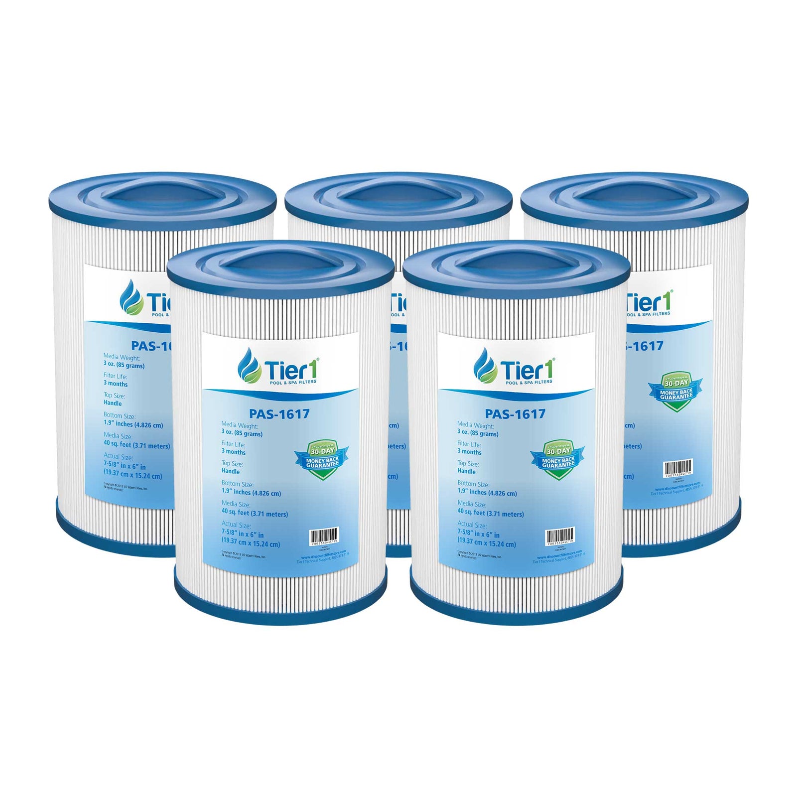 Tier1 Spa Filter for Waterway 817-0050 -Washable Trilobal Dirt-Lock Pleats - Pool and Spa Filters - 18.51 - DiscountFilterStore.com
