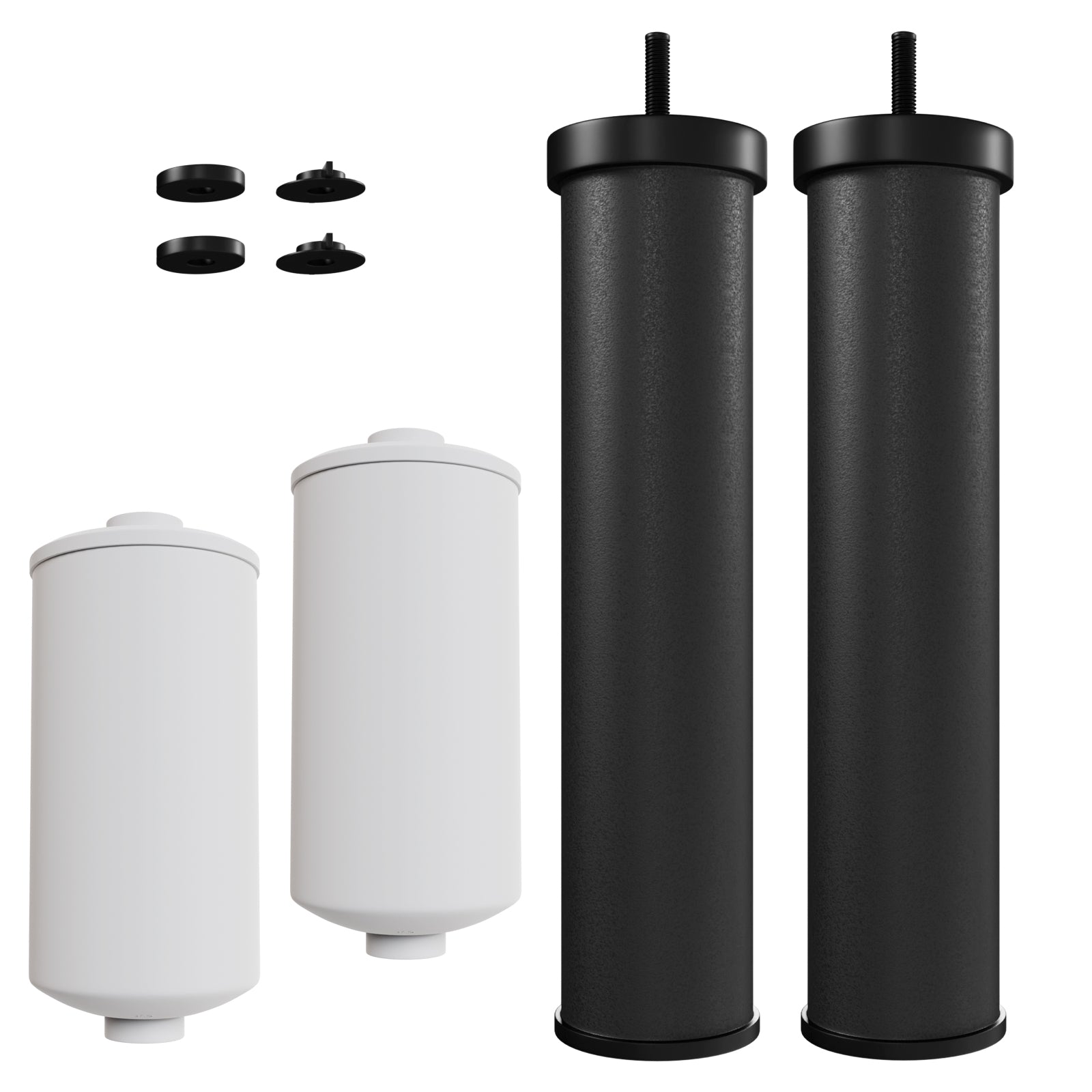 USWF Gravity Filter Elements Combo Pack, Black Carbon and Fluoride Elements - Countertop & Faucet Filters - 55.99 - DiscountFilterStore.com