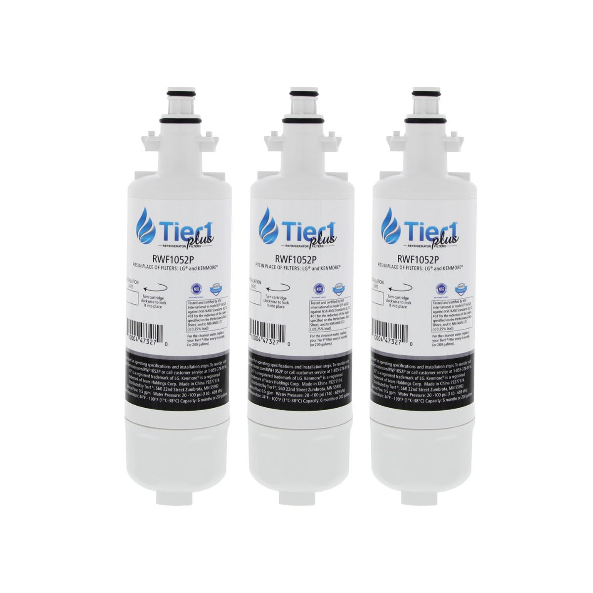 LT700P LG Comparable Lead and Mercury Reducing Refrigerator Water Filter By Tier1 Plus - Refrigerator Filters - 23.09 - DiscountFilterStore.com
