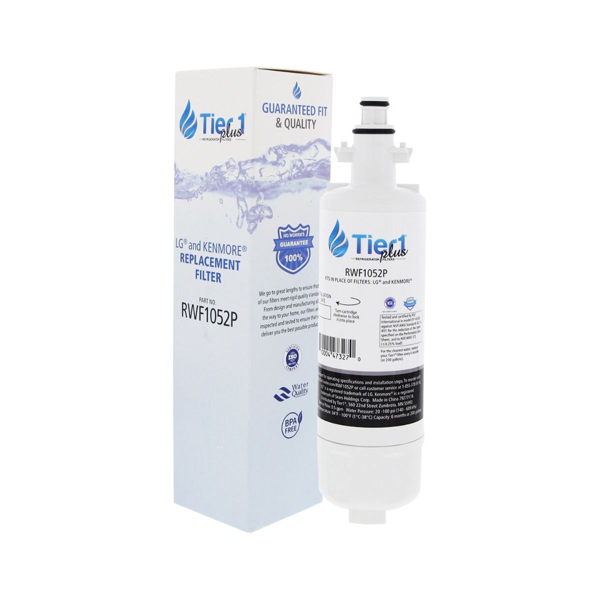 LT700P LG Comparable Lead and Mercury Reducing Refrigerator Water Filter By Tier1 Plus - Refrigerator Filters - 23.09 - DiscountFilterStore.com