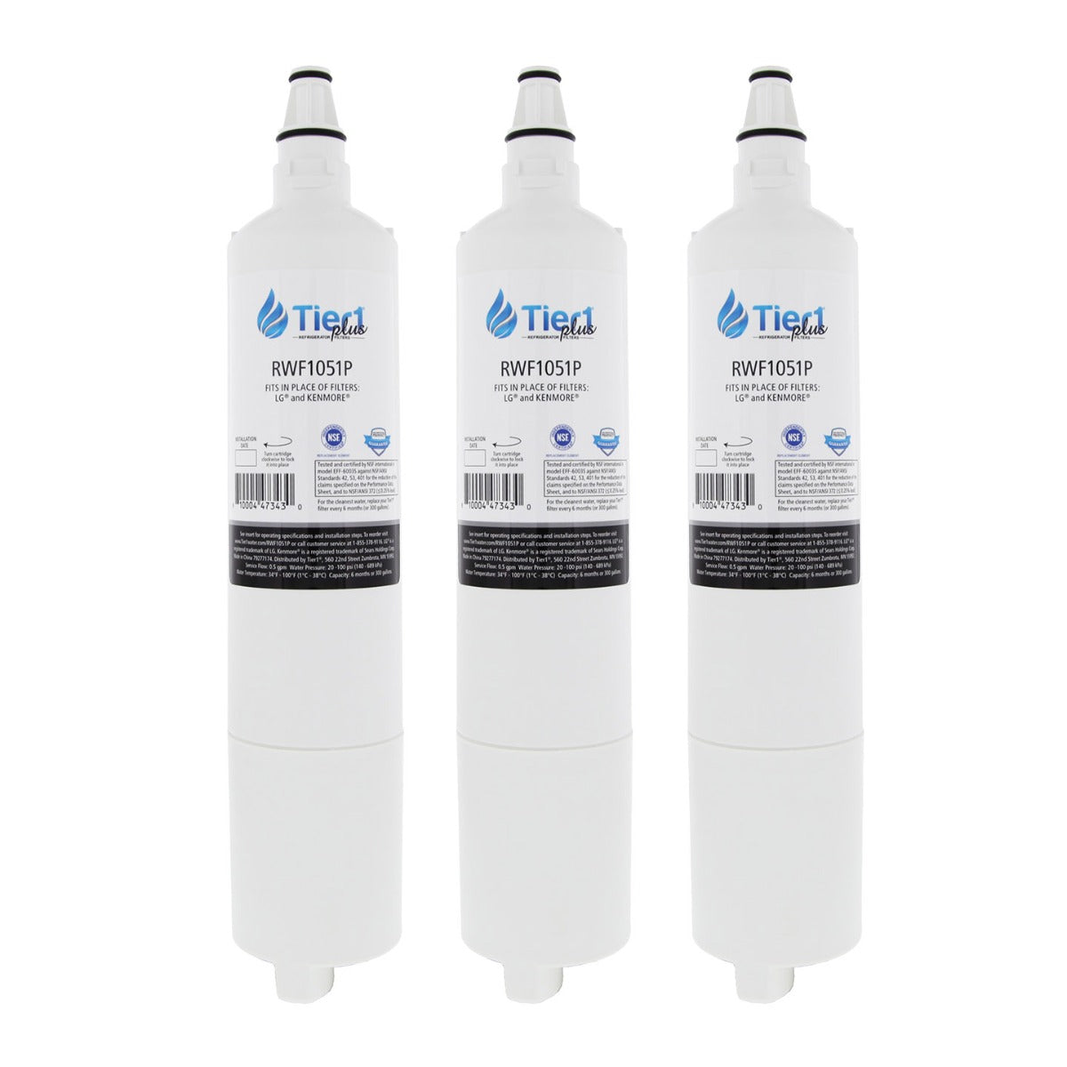5231JA2006A / LT600P LG Comparable Lead and Mercury Reducing Refrigerator Water Filter By Tier1 Plus - Refrigerator Filters - 24.49 - DiscountFilterStore.com