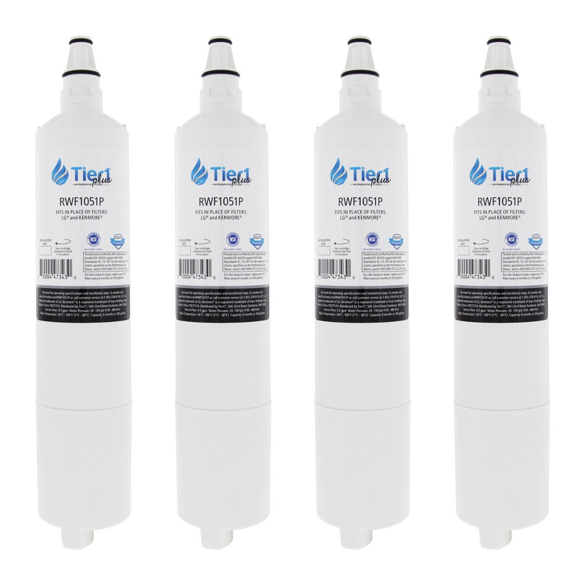 5231JA2006A / LT600P LG Comparable Lead and Mercury Reducing Refrigerator Water Filter By Tier1 Plus - Refrigerator Filters - 24.49 - DiscountFilterStore.com