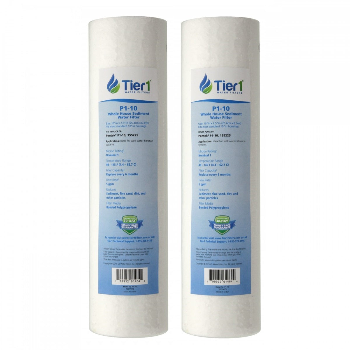 P1 Pentek Comparable Whole House Sediment Water Filter by Tier1 - Whole House Cartridges - 4.1 - DiscountFilterStore.com