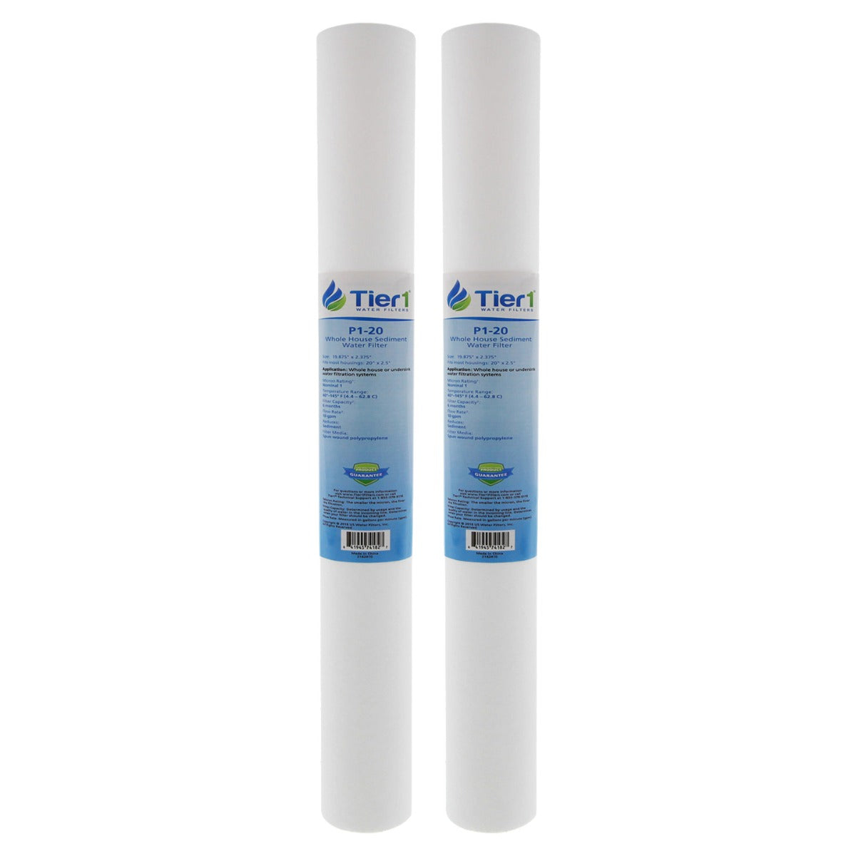 P1-20 Pentek Comparable Sediment Water Filter by Tier1 - Whole House Cartridges - 12.14 - DiscountFilterStore.com