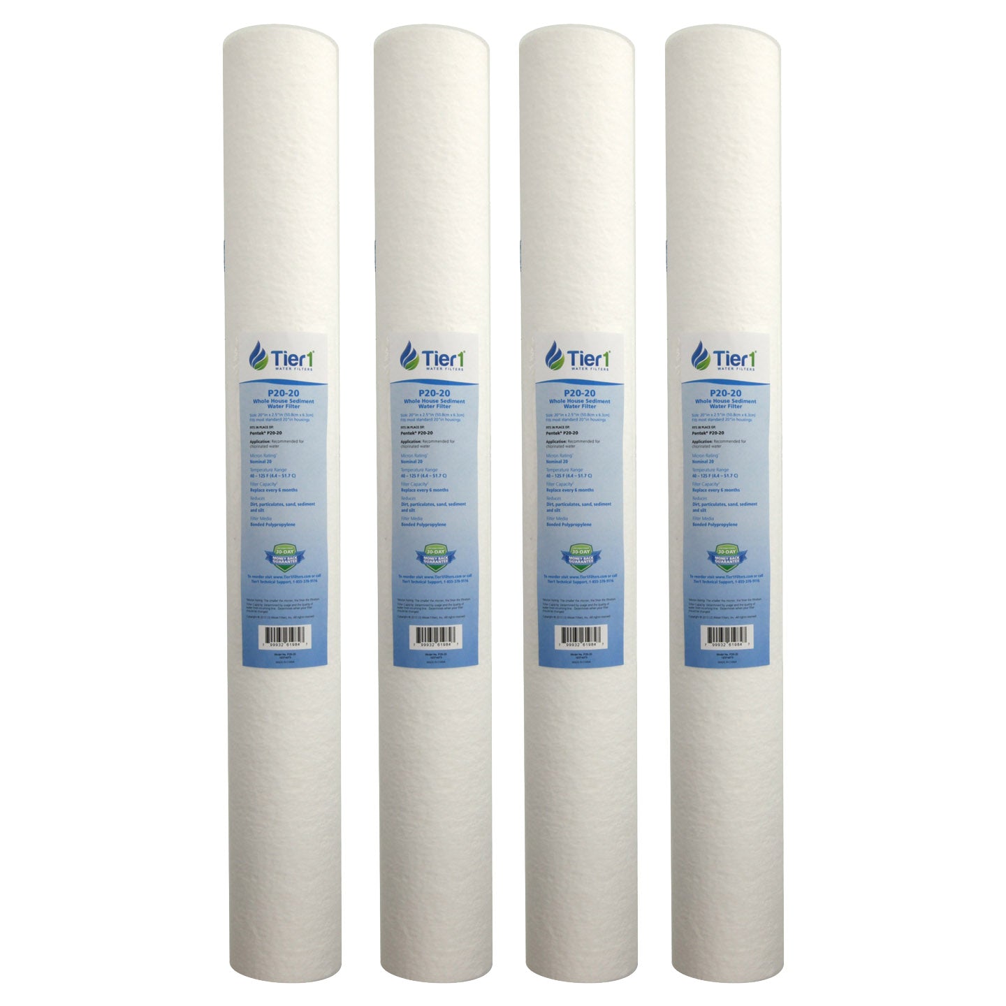 P20-20 Tier1 Sediment Water Filter - Whole House Cartridges - 12.42 - DiscountFilterStore.com