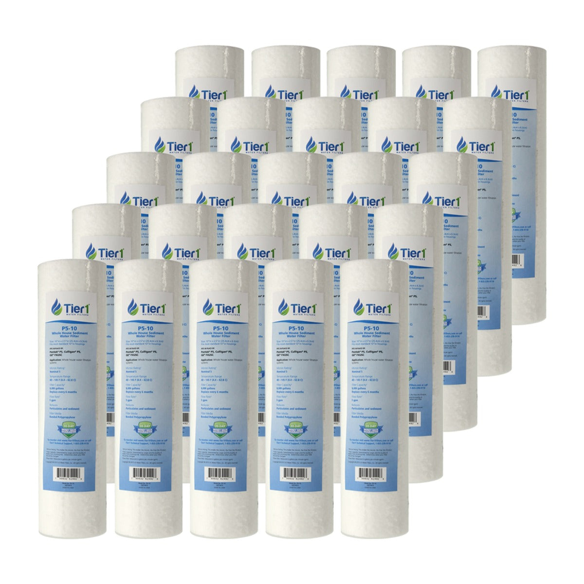 P5 Pentek Comparable Whole House Replacement Sediment Filter Cartridge by Tier1 - Whole House Cartridges - 2.99 - DiscountFilterStore.com