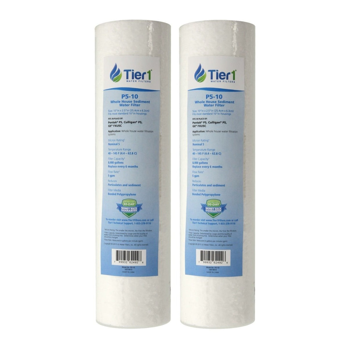 P5 Pentek Comparable Whole House Replacement Sediment Filter Cartridge by Tier1 - Whole House Cartridges - 2.99 - DiscountFilterStore.com