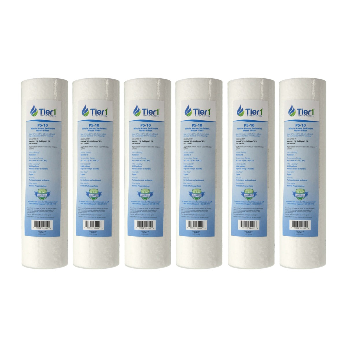 P5 Pentek Comparable Whole House Replacement Sediment Filter Cartridge by Tier1 - Whole House Cartridges - 2.99 - DiscountFilterStore.com