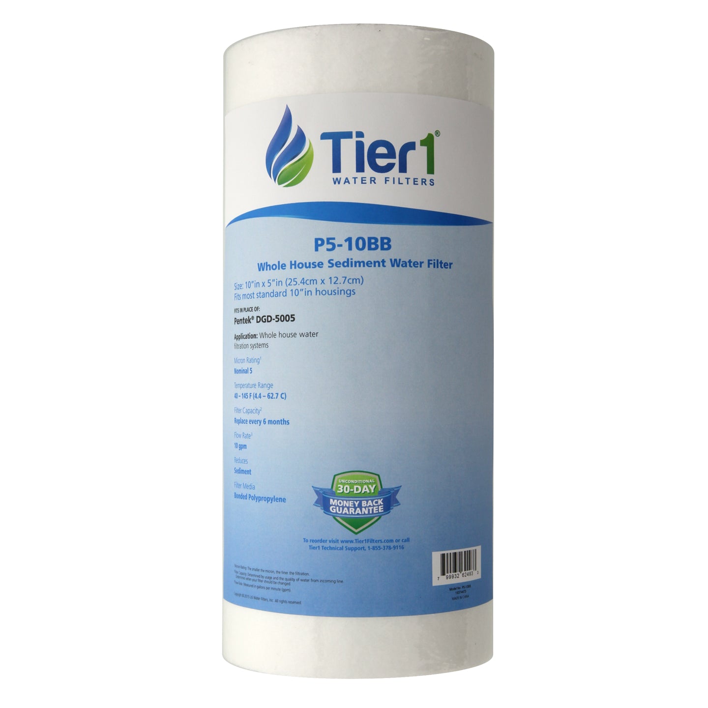 DGD-5005 Pentek Whole House Filter Replacement Cartridge by Tier1 - Whole House Cartridges - 8.99 - DiscountFilterStore.com