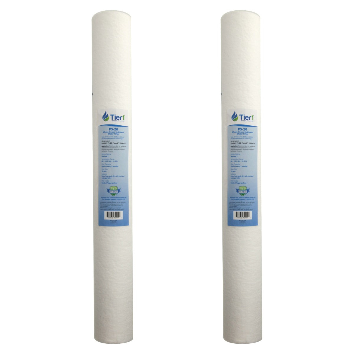 P5-20 Pentek Comparable Whole House Sediment Water Filter by Tier1 - Whole House Cartridges - 11.82 - DiscountFilterStore.com