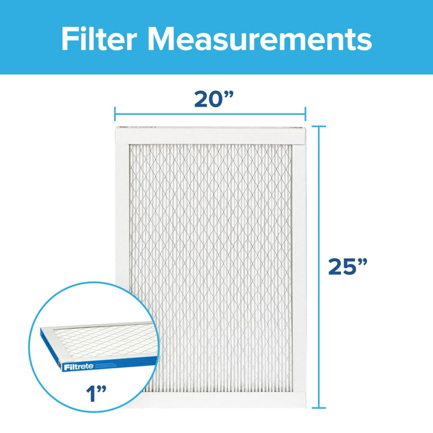 3M Filtrete 1900 Ultimate Allergen, Bacteria & Virus Air Filter - 20x25x1 (4-Pack) - Air Filters - 106.6 - DiscountFilterStore.com