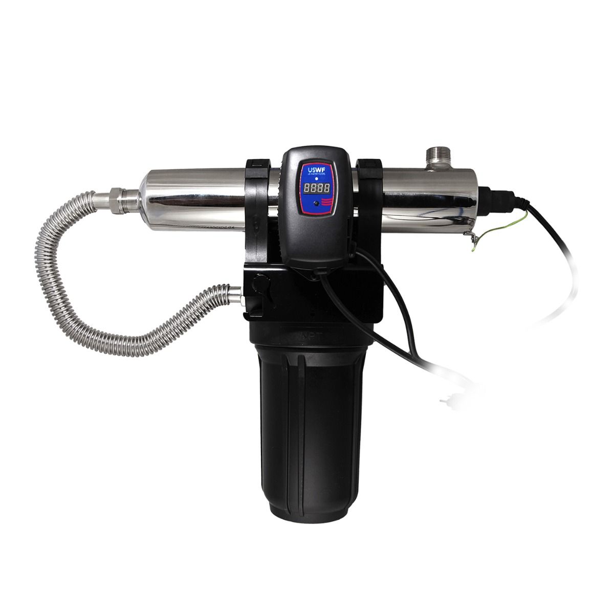 USWF-4CR1 Rack Mounted Whole House Ultraviolet Light Disinfection System 8 GPM - Whole House Systems - 549.07 - DiscountFilterStore.com